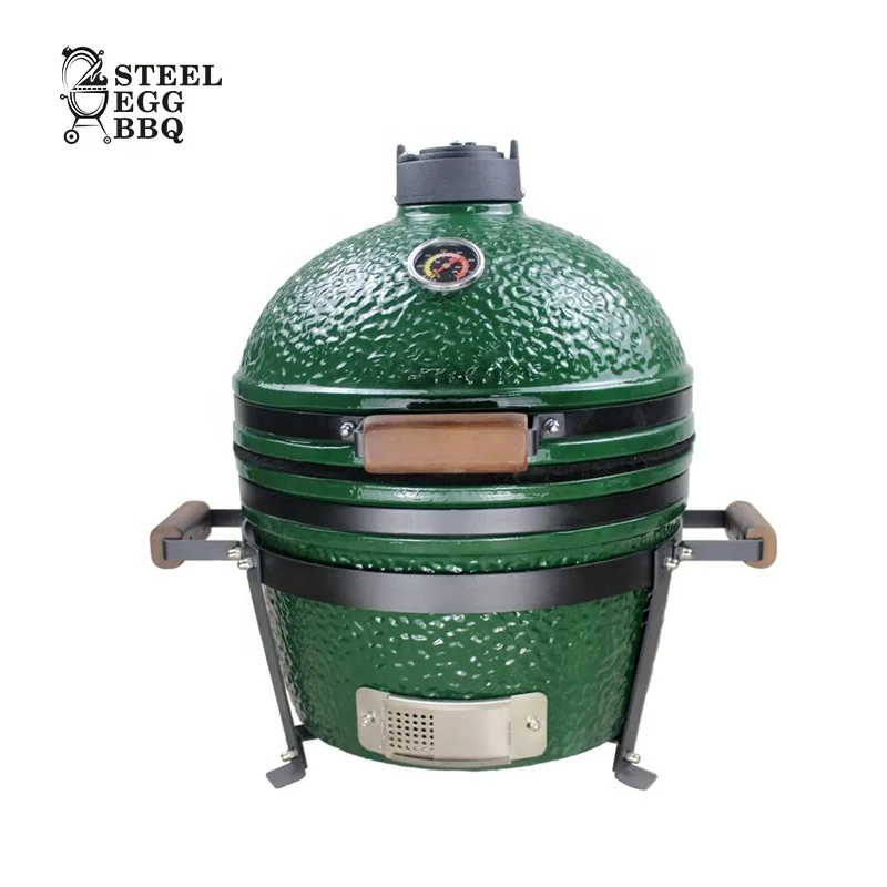 

SEB / STEEL EGG BBQ Grill Outdoor China OEM Wholesale Price Tabletop Charcoal Ceramic bbq japonais kamado, Can be customized