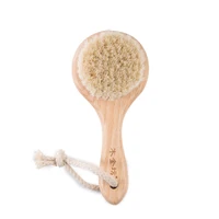 

goat hair baby hair brush baby scalp products newborn baby gift organic wooden hair brush