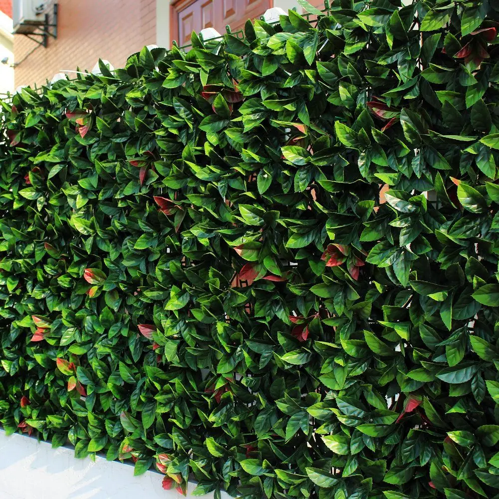 

Customized Size faux Boxwood grass Hedge fake Creeper Plant Panel Vertical plant Wall, Green and customized