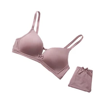 

New Fashion Thin Cup for Women Ladies Young Girls Seamless Wireless Bra and Panty Sets