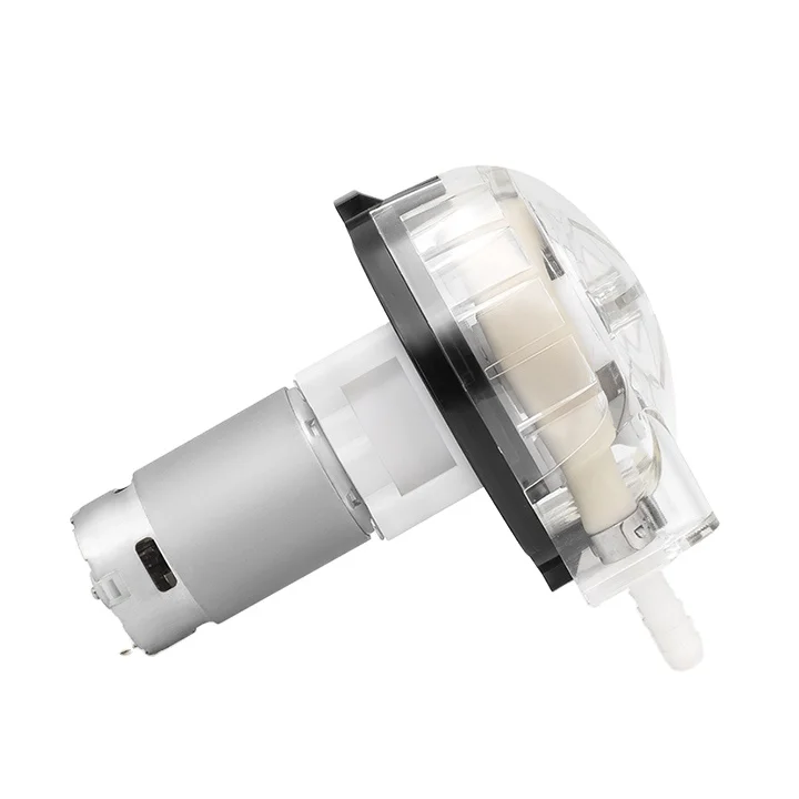 LEFOO CE 12V/24V 600-3000ml/min Small Peristaltic Pump Liquid Filling Machine Soap Dispenser Lab Peristaltic Dosing Pump