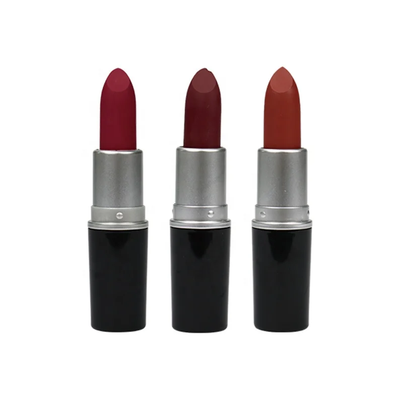 

Matte Lasting Satin Lipstick Waterproof Red Lip Cream Easy To Wear Lip Makeup Women Beauty Cosmetics Label Matt Lipstick