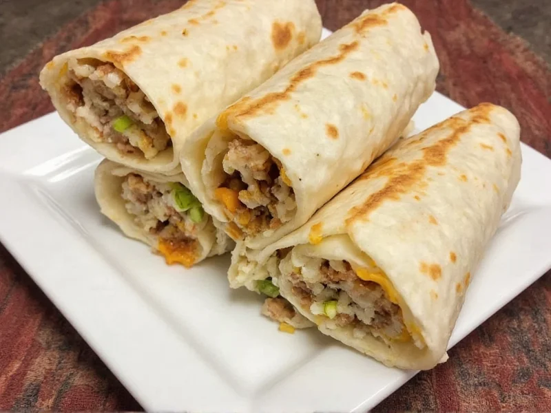 homemade burritos