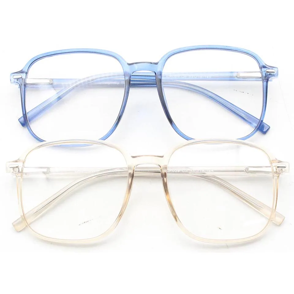 

Unisex oversize square optical frame high quality custom CP glasses frame hot sale cheap eyeglasses frame