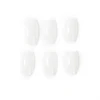 Bodico White Square False Nail Tips Blank Nails With 7g Glue