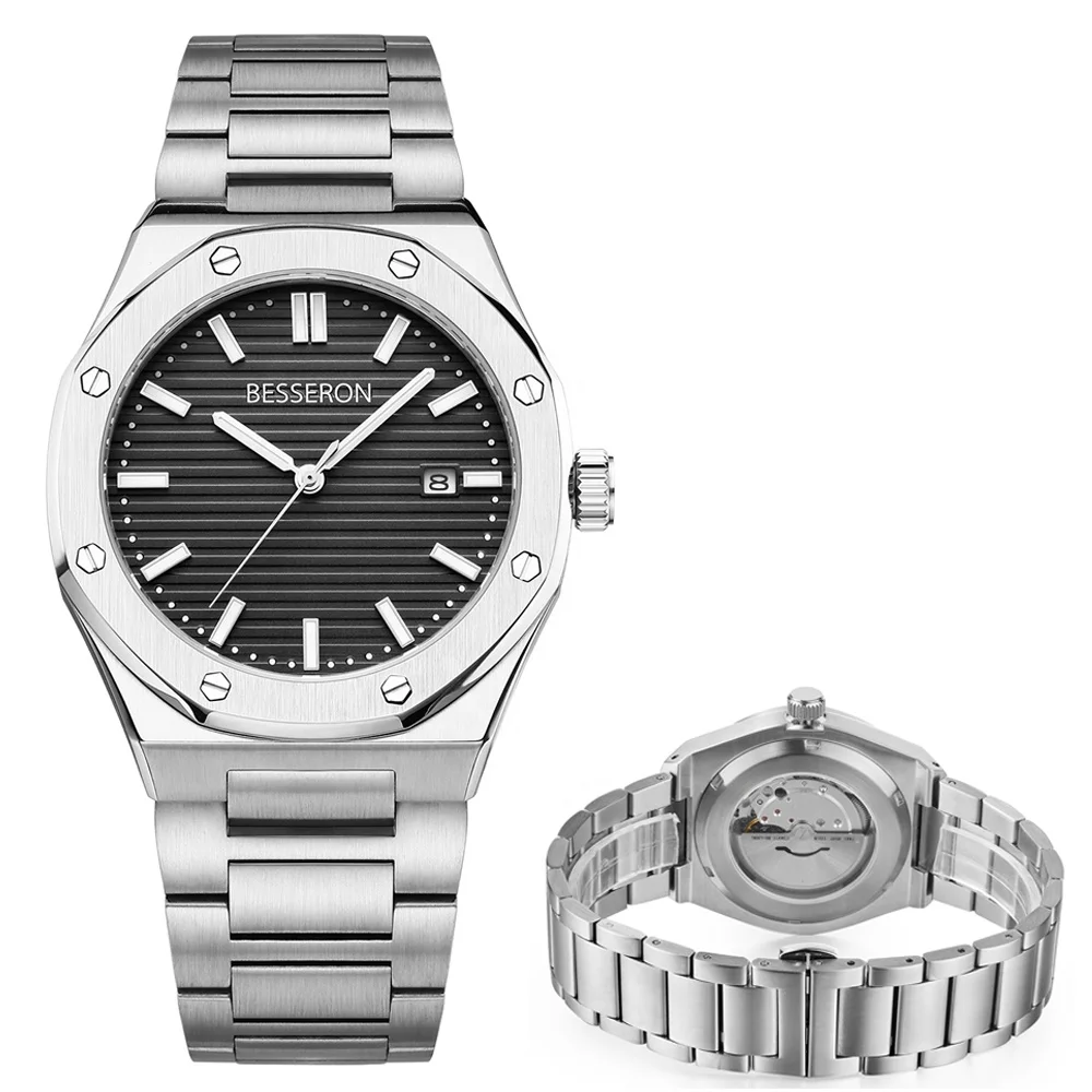 

Fashion Business Dress Mens Watches Luxury Gold Design Automatic Skeleton Mechanical Watch For Men