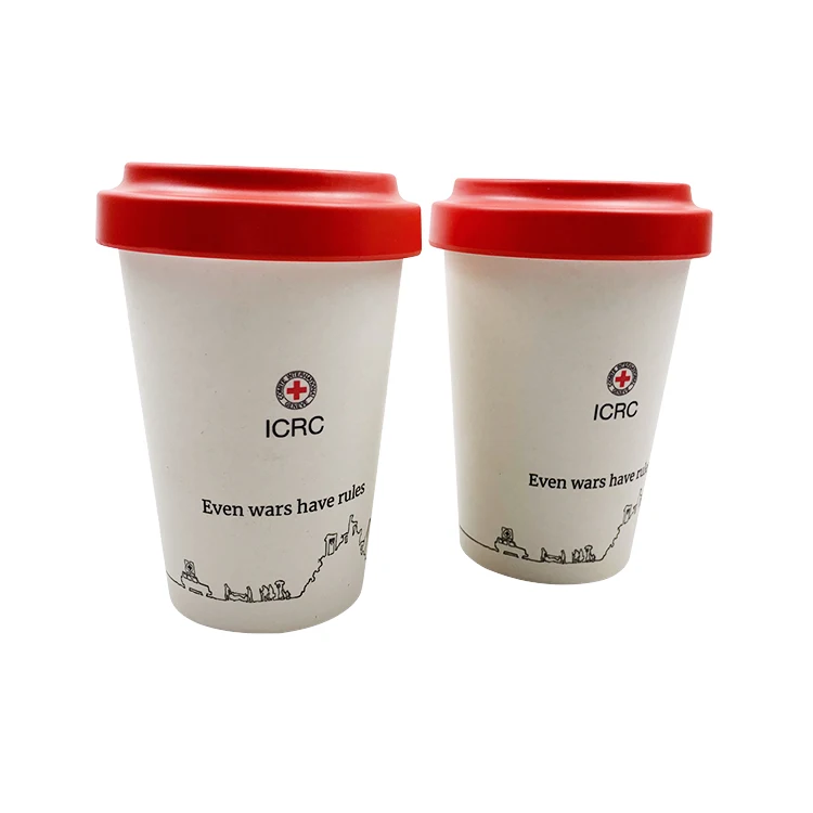 

MIKENDA Biodegradable bamboo cups Eco-friendly personalized reusable coffee cups