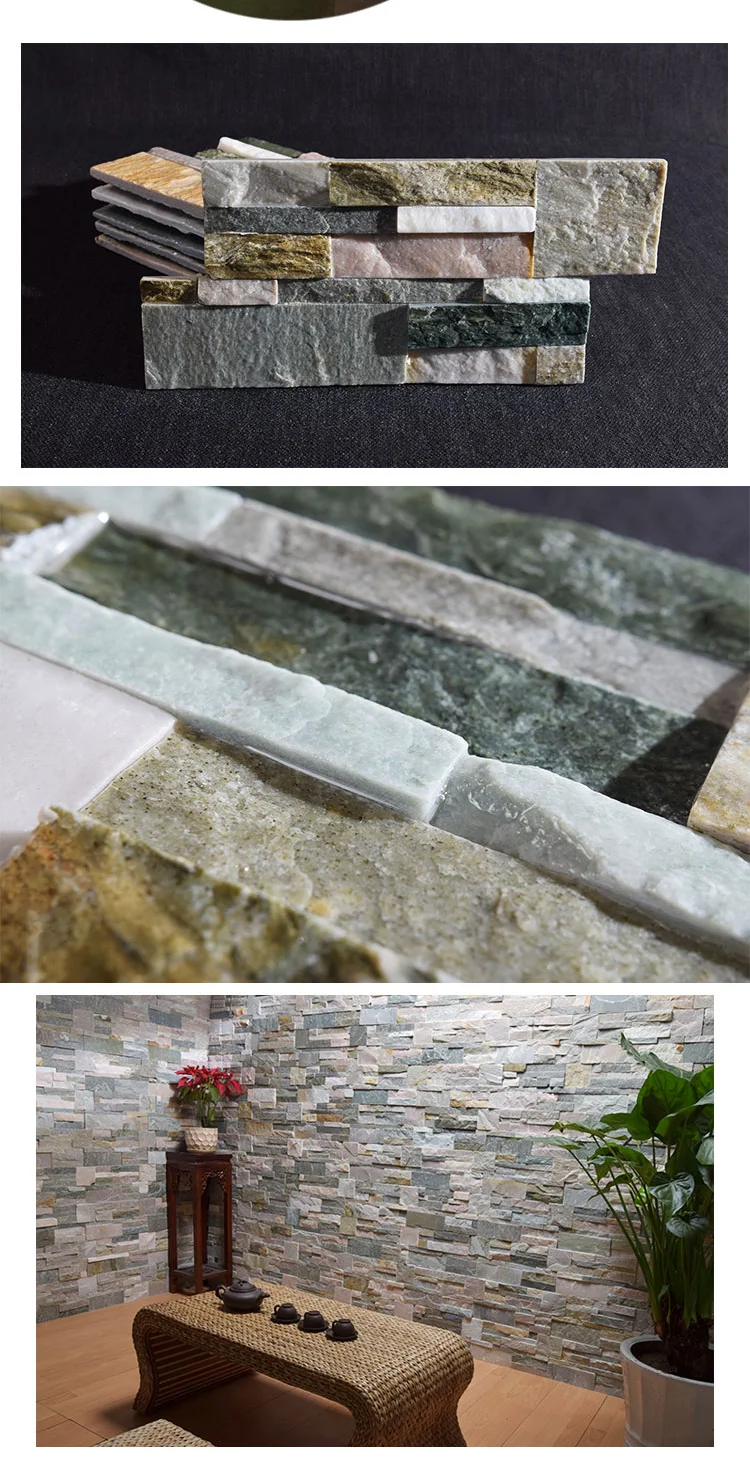 Premium natural culture stone rusty  stone slate for wall decoration