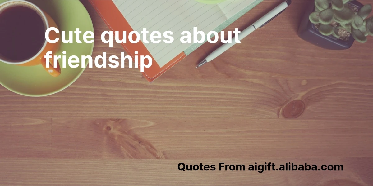 cute quotes about friendship