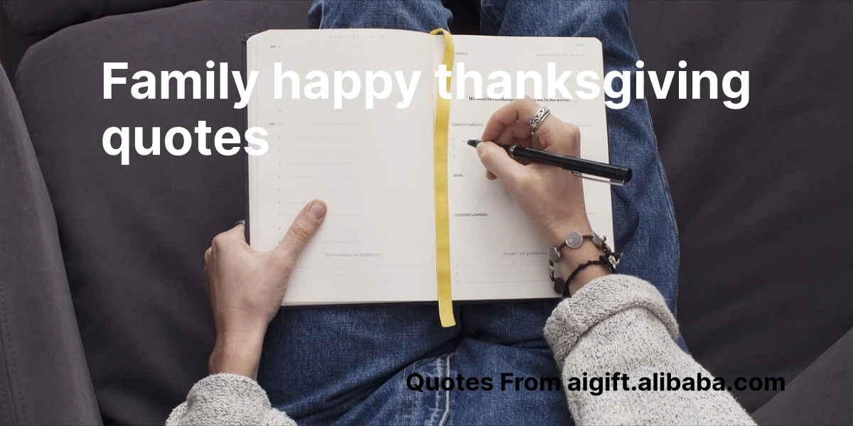 family happy thanksgiving quotes