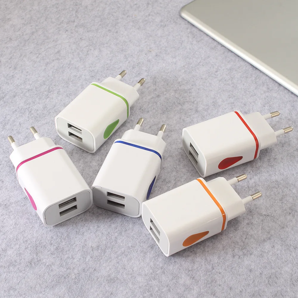

USB Charger Ports EU USB UK AU Plug Portable Mobile Phone Chargers Travel for iPhone ipad Samsung Xiaomi Huawei Wall Charger