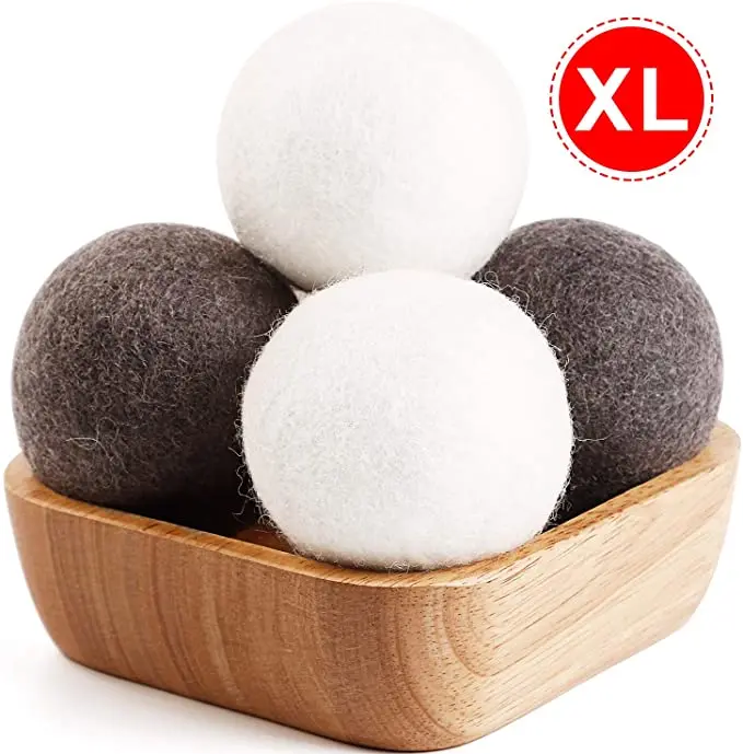 

Organic Dryer Balls New zealand 6 Pack XLfor Laundry, Customized color