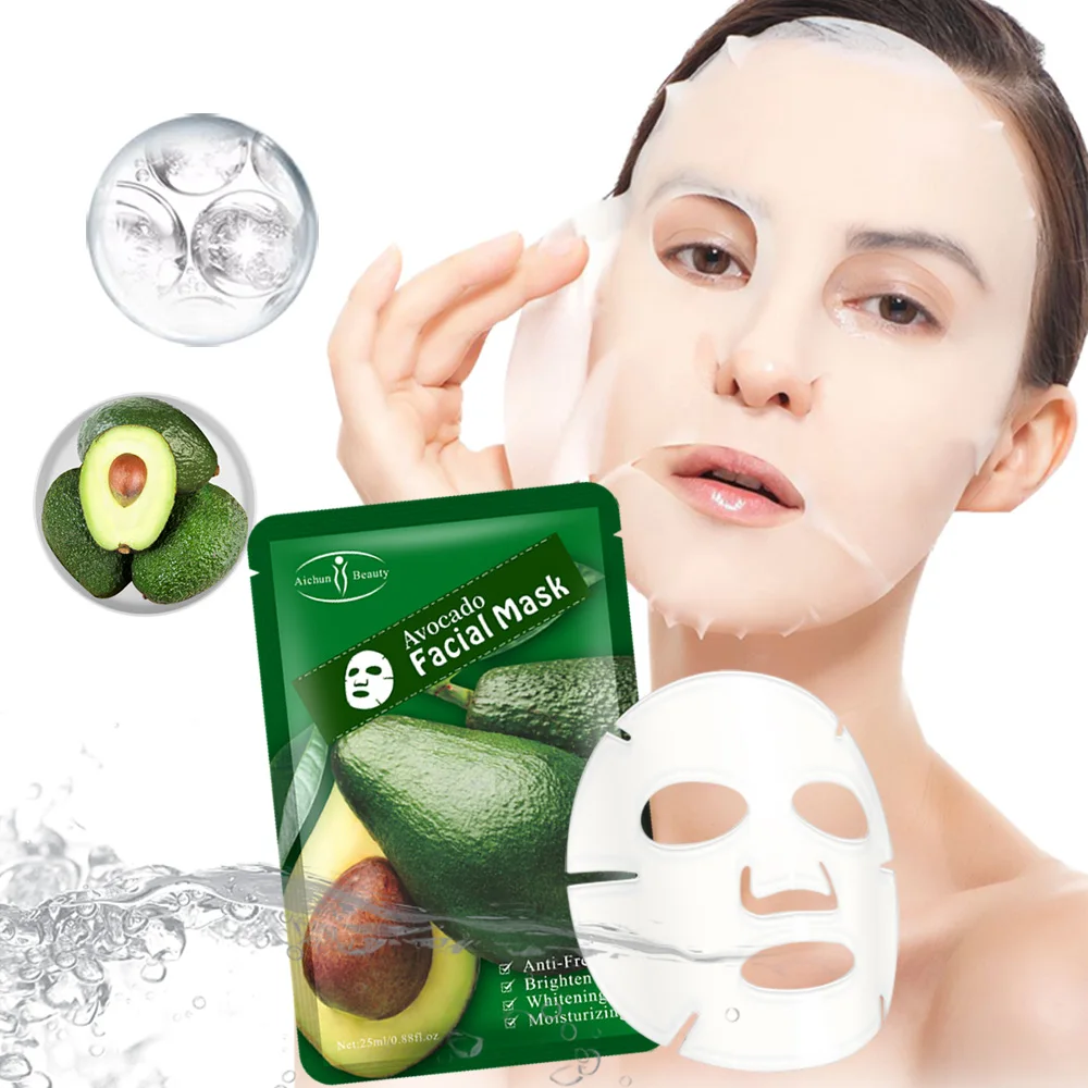 

Free sample Naturally Brighter Skin Tone whitening face sheet mask Anti Aging natural organic facial mask