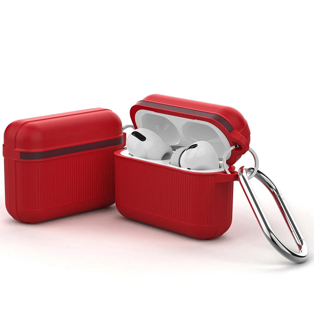 

Luggage Cover Earphone Cover for Apple AirPods Pro 2 1 Set Soft TPU with Hook for AirPod 2 Keychain Cover AirPods Pro
