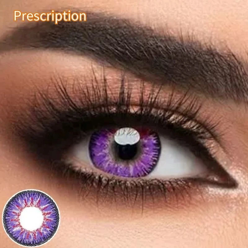 

Viga purple color contacts lens with power colored power contact lenses
