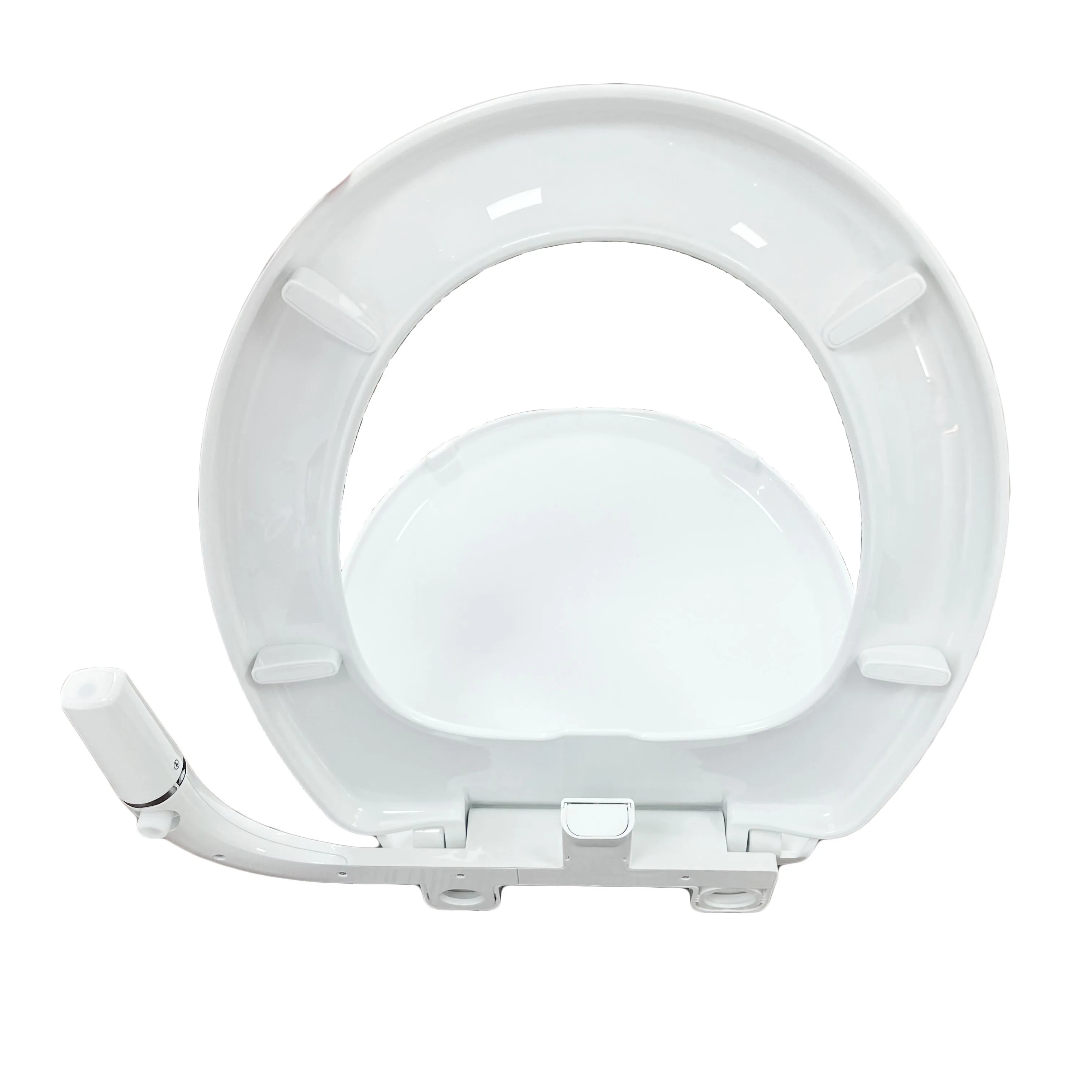 O Shape Vertical Spray Self Cleaning Soft Close Combined Toilet and Bidet Seat