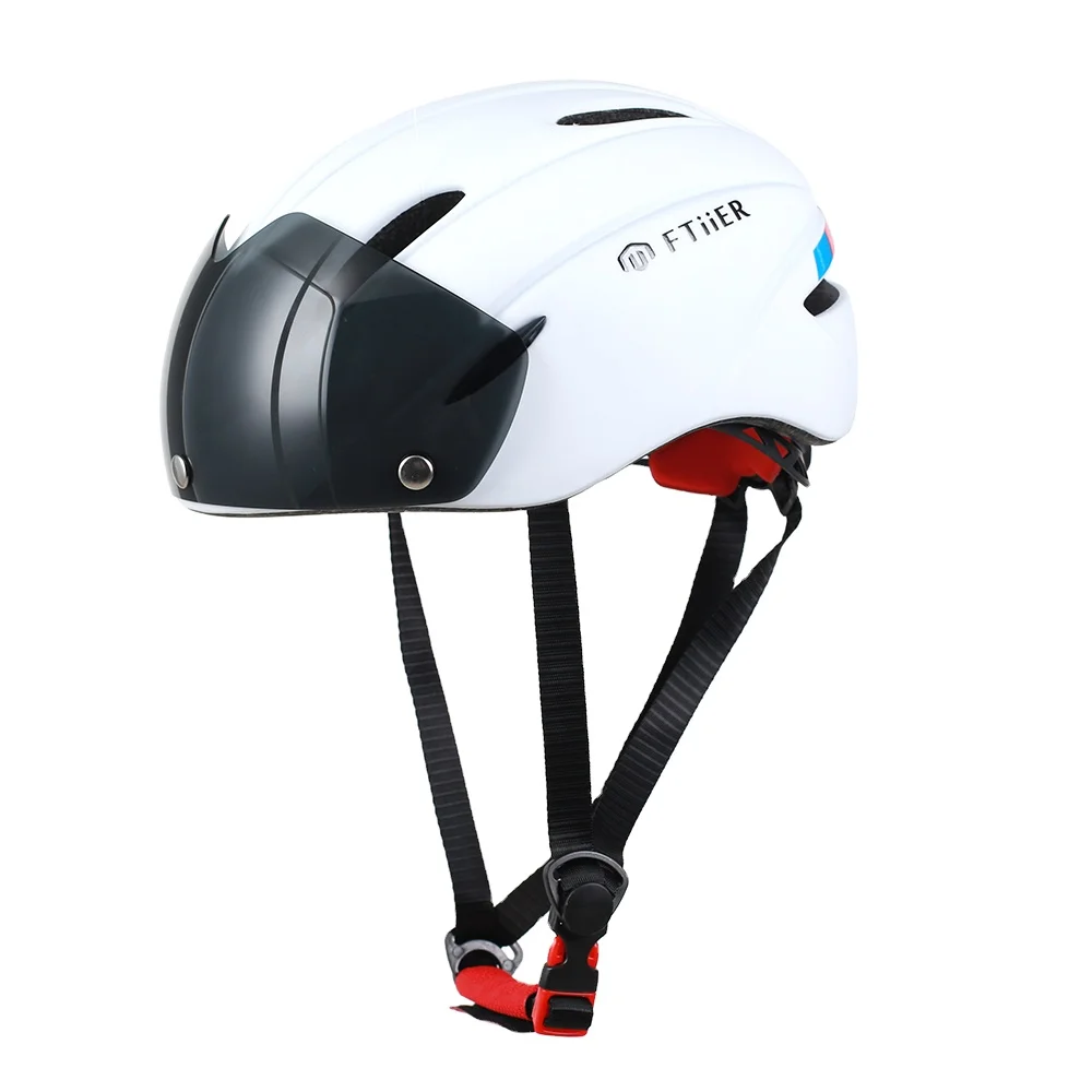 

FTIIER Cycling Helmet Mountain Bike Helmet Professional Ultralight Integrally-molded Adult Matte Bicycle Helmet