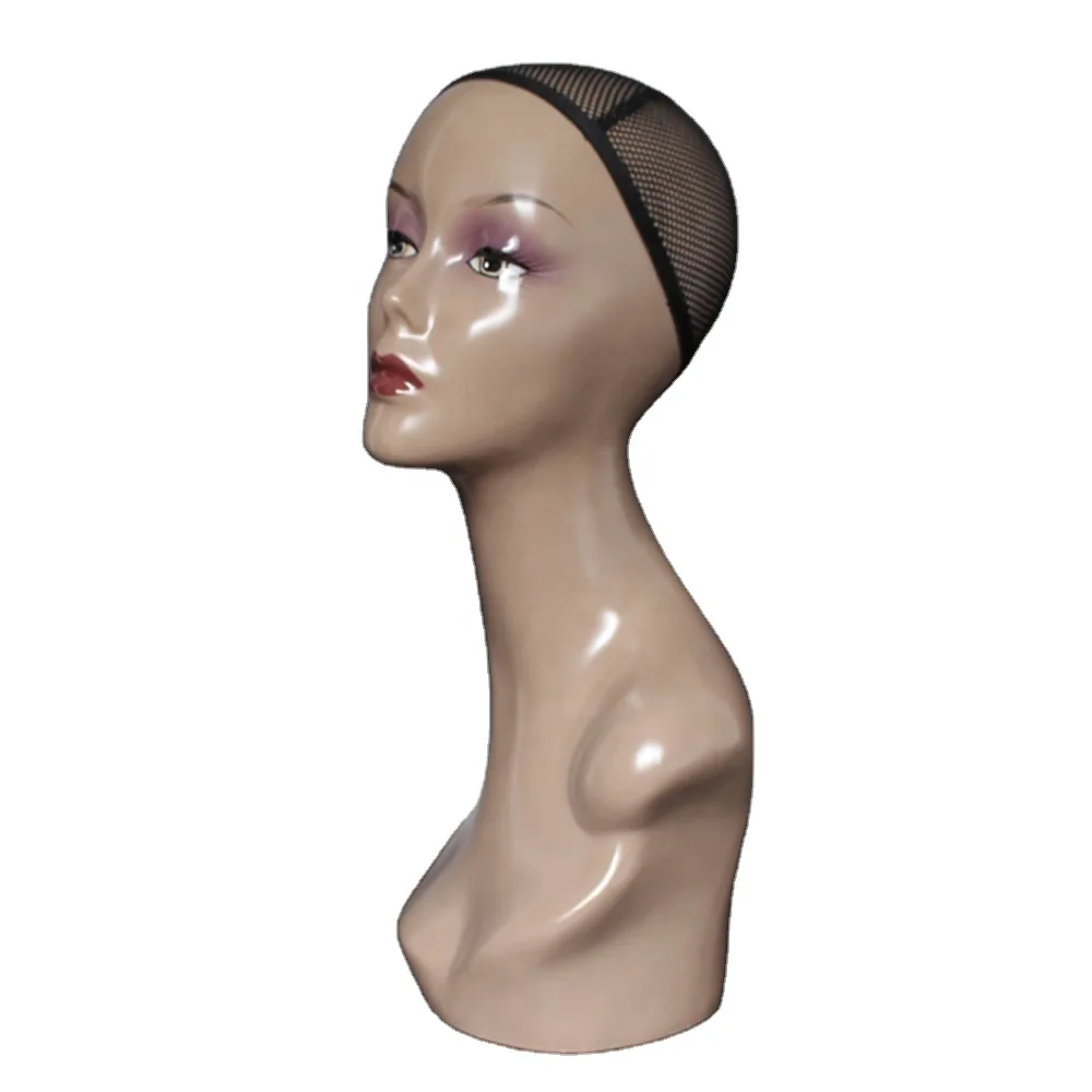 
Wholesale African American Female Wig stand Mannequin Head 