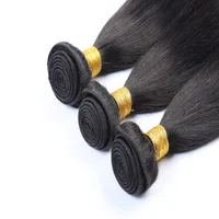 

Wholesale 9A straight virgin human brazilian hair 3 bundles with closure