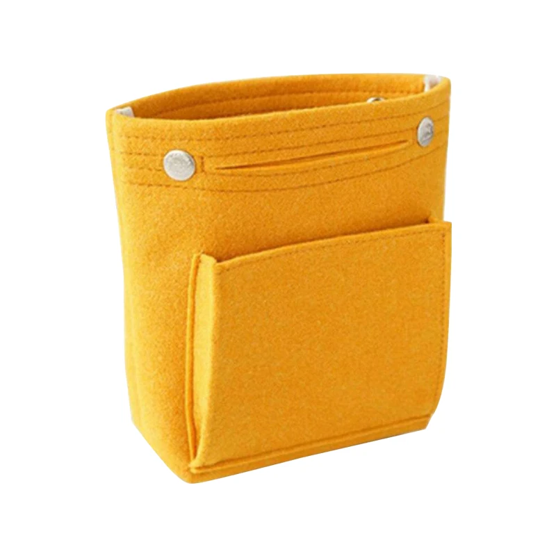 

2021 hot sale felt cosmetic makeup bag cosmetic multi-pocket felt cosmetic case bag