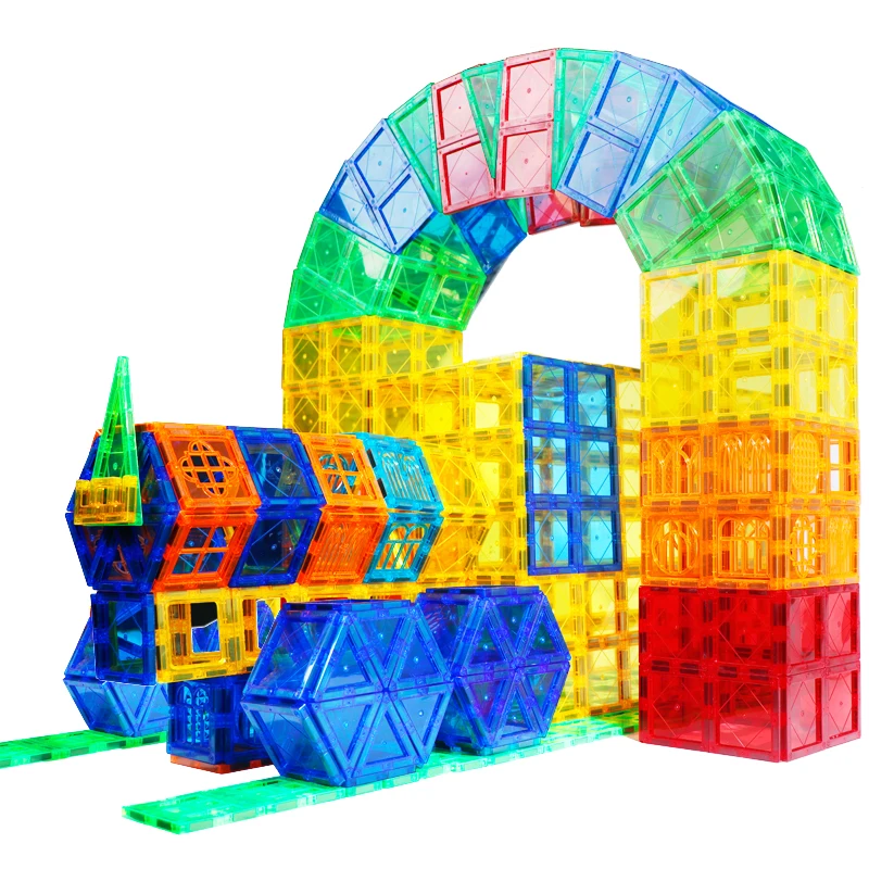 

Kids DIY Magnetic Bricks Toys Strong Magnet Building Blocks Set Magnetic Tiles For Children