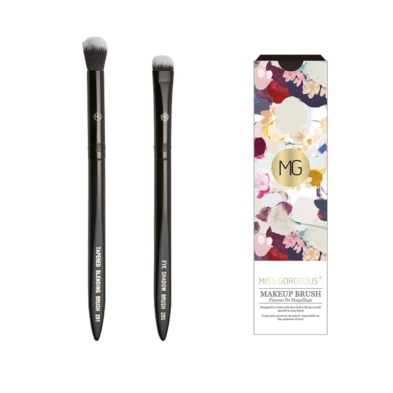 

ST Future Soft Eye Makeup Blending Cosmetic Kit Tools Eyeshadow Brush Set 2pcs, Black