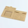 Custom gift card packaging kraft paper envelope bag for charger