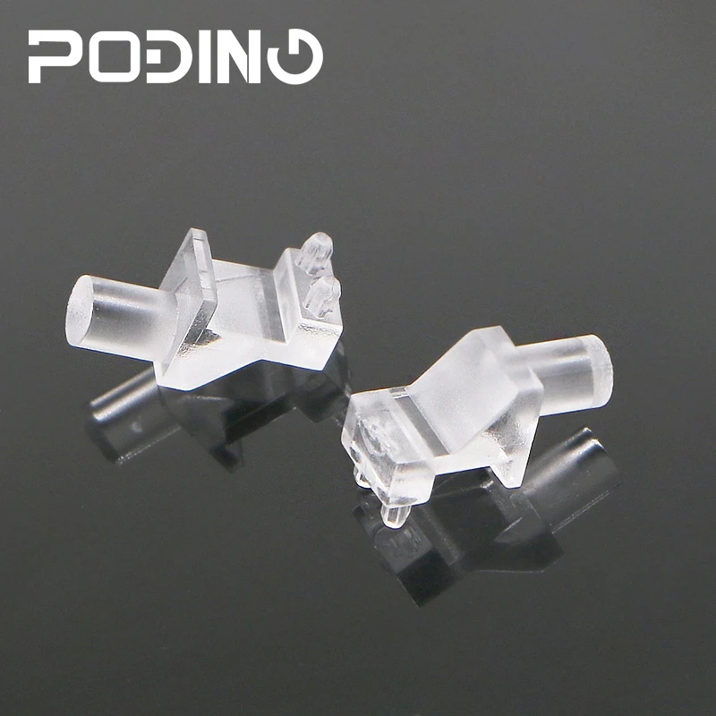 Poding Plastic Led Light Guide Pipe Clear Pcb Round Face Light Pipe