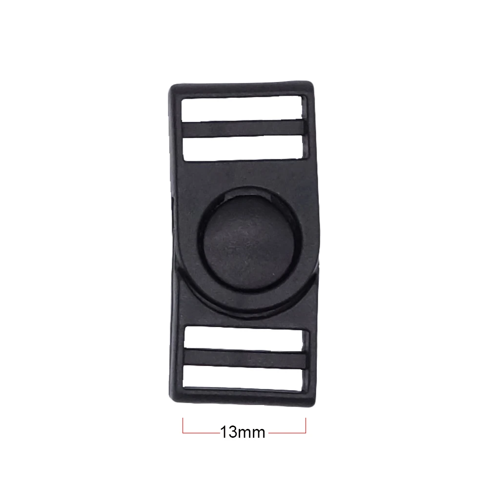 

China factory A130- plastic POM buckle adjustable center release buckle for lanyard belt, Black or custom