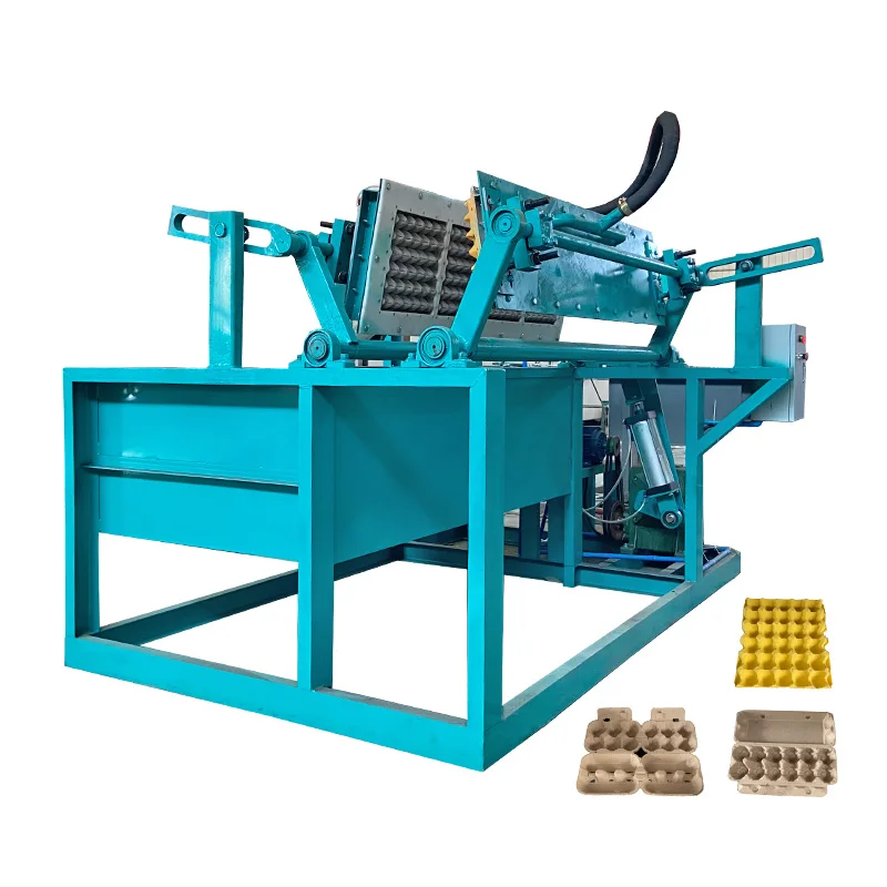 

Small scale waste paper recycling machine making egg trays automatic egg tray forming machine