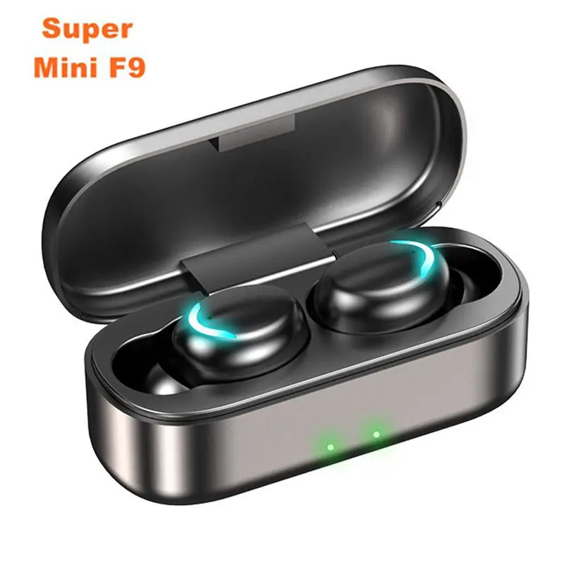 

New S9 Super Mini Tws Wireless Bt 5.2 Earphone Noise Canceling Headset Hifi Stereo In-ear Earbuds Headphones As Tws F9 F9-5