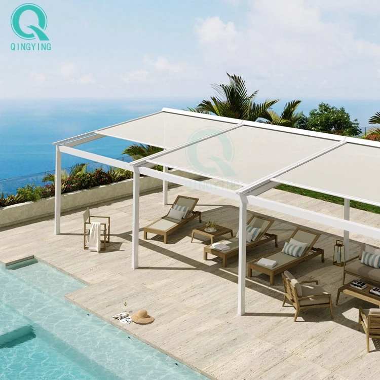 

White PVC windproof outdoor garden patio roller blind with zippers window shades low price outdoor sunscreen, White,beige,grey,black