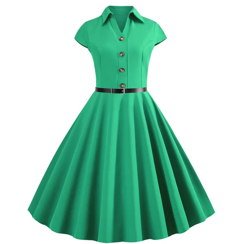 

new hot sale pinup floral print women rockabilly women dress, As picture