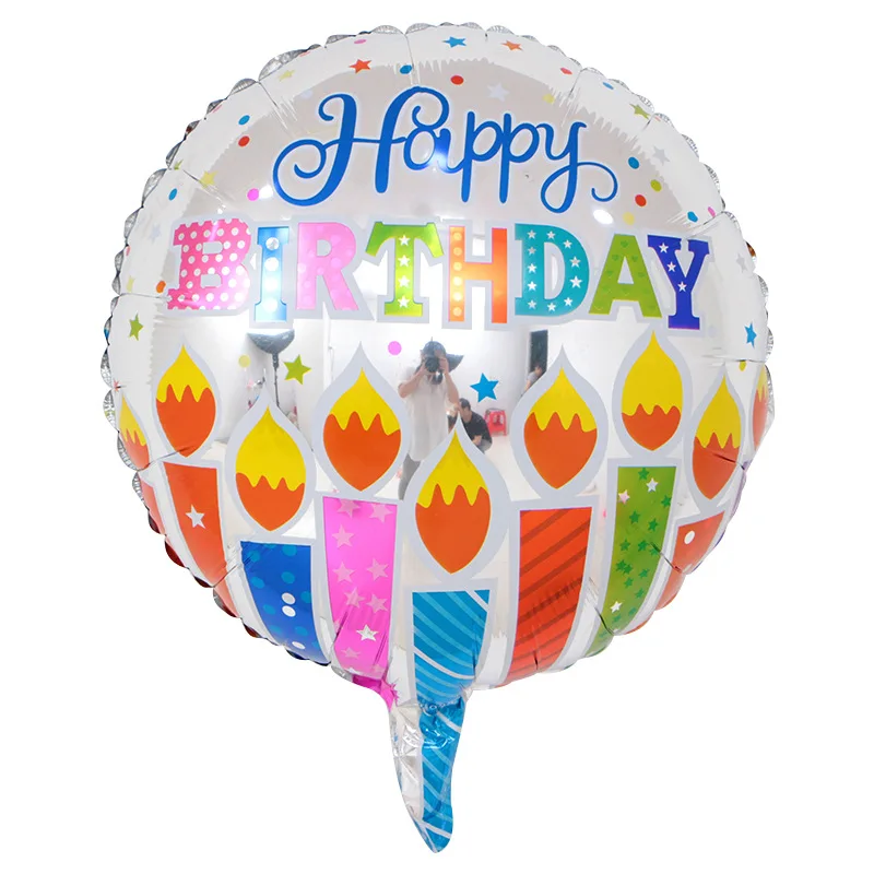 Wholesale 18inch Round Foil Birthday Balloon Carnival Balloons - Buy ...