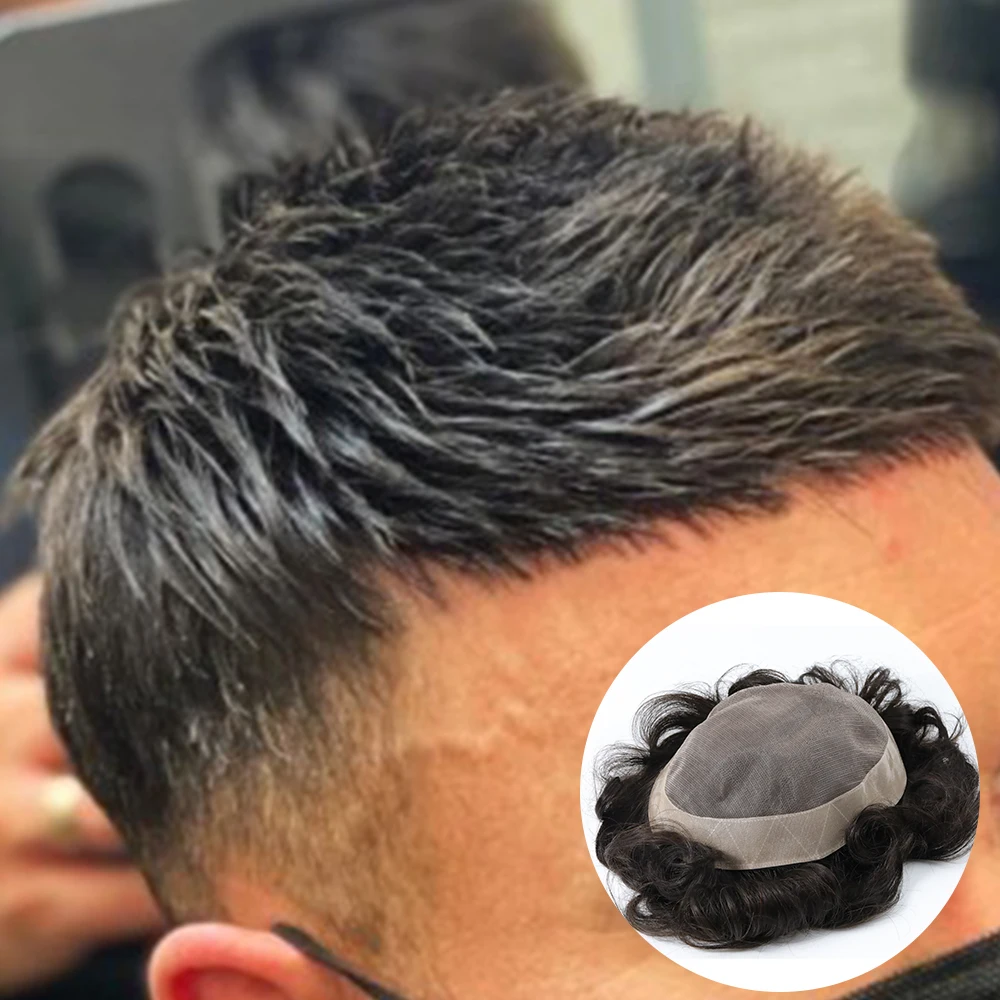 

Hair replacement strongest MONO mesh with NPU around