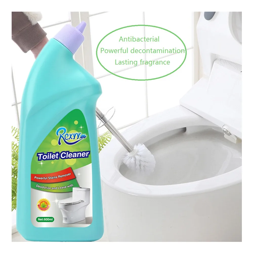 

Effective 600ml Anti-bacteria Powerful Decontamination Eco-friendly Toilet Cleaner Household Liquid Detergent #0925