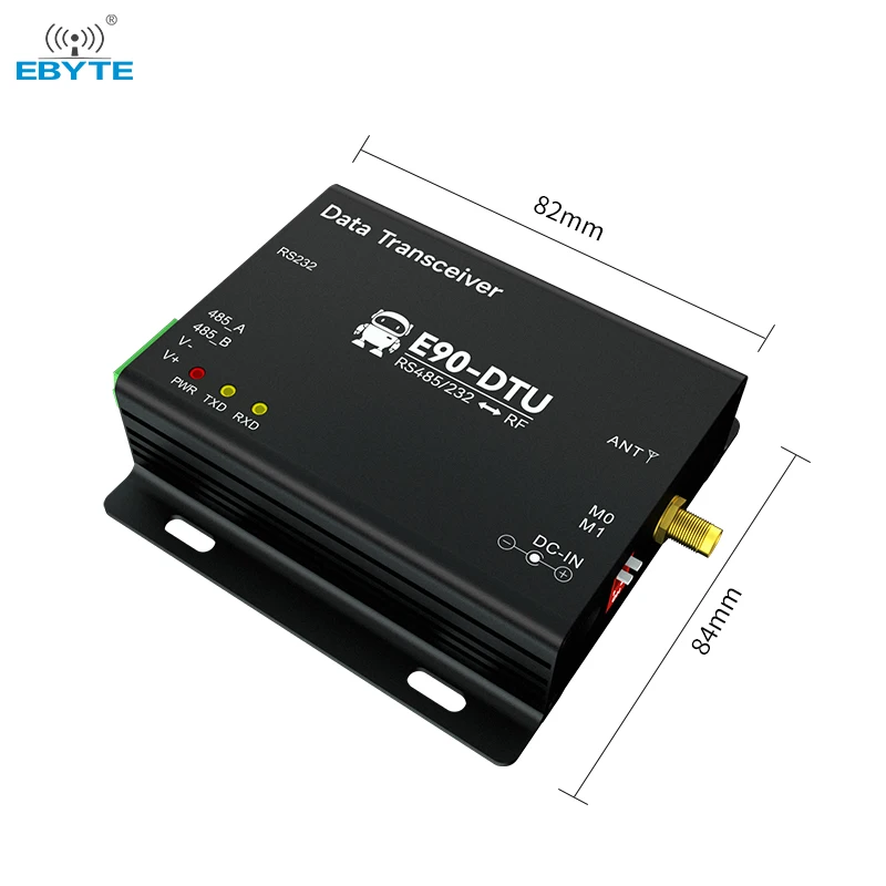 

Ebyte tcxo E90-DTU(900SL33) 868/915MHz 22dBm RS232 RS485 auto relay RSSI LoRa spread spectrum immunity Modem