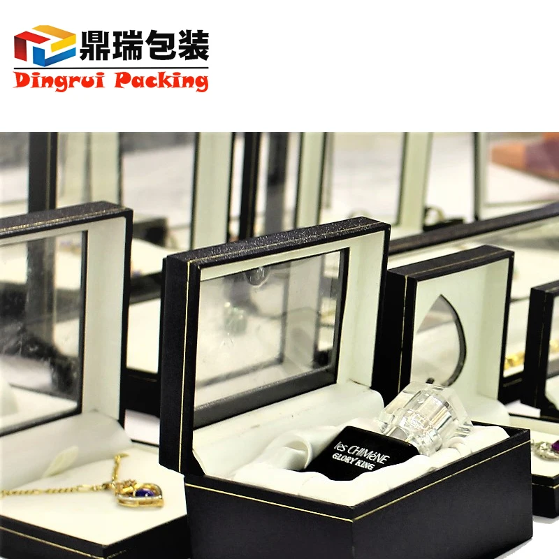 Eco Friendly Keepsake Gift Plastic Jewelry Packaging Boxes With Pvc