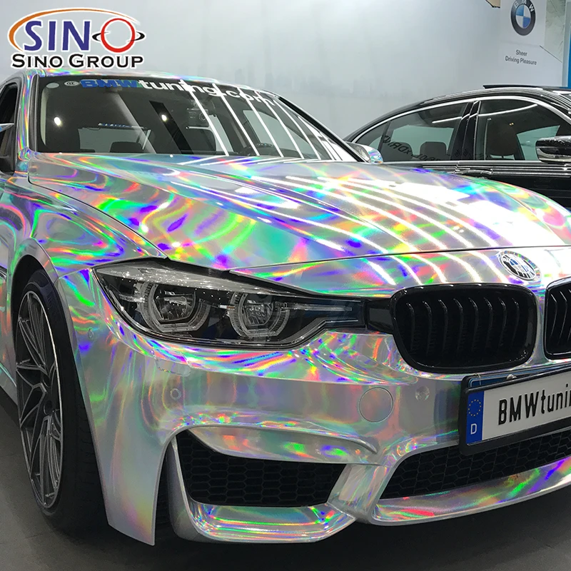 

Chrome Holographic Laser Neo Color Change Car Body Wrapping Vinyl Sticker Roll Vinilo Automotriz