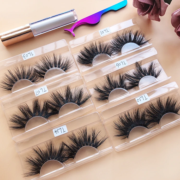 Bulk Wholesale Mink Strip Lashes New Design 25mm Mink Eyelash Fake Handmade Mink Eyelashes Buy 5293