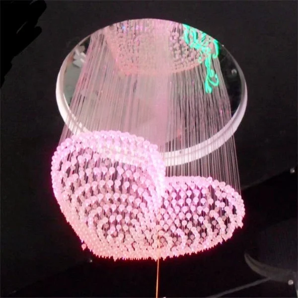 

Free shipping LED fiber optic crystal chandelier for KTV/Hotel/Shopping Mall/Coffee House/company office, As requested