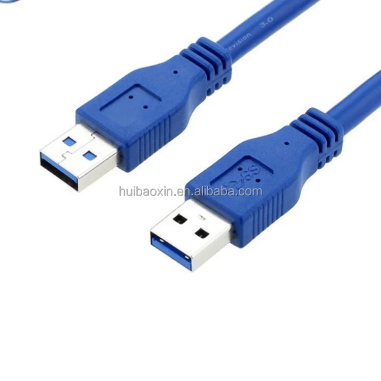 

high speed usb 3.0 cable usb3.0 am to am cable, Black or oem