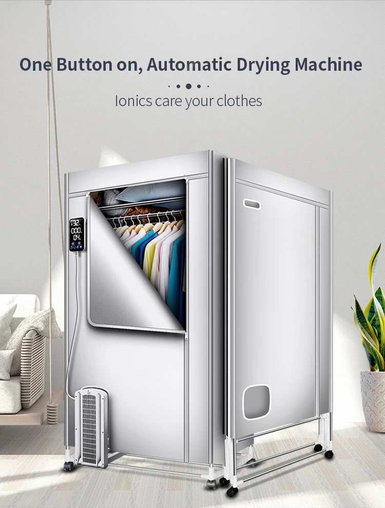 1600w portable electric clothes dryer machine