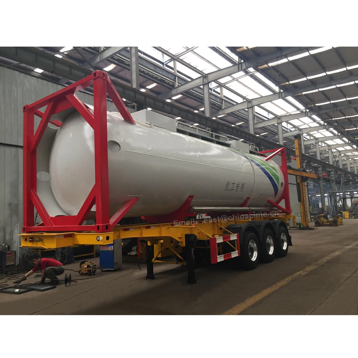 20ft Standard Iso Oil Storage Tank 40ft Iso Fuel Tanker Chemical Liquid