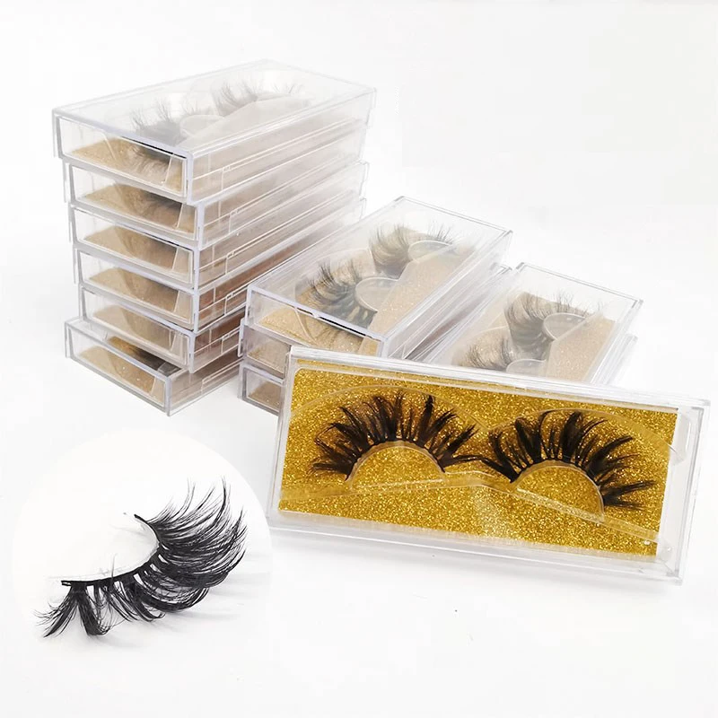 

LASHAP lash vendor customize eyelash case private label 18mm mink eyelashes