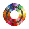 100 Rainbow Color Embroidery Floss for Friendship Bracelets Cross Stitch Crafts Floss String Cotton Thread for Hand Embroidery