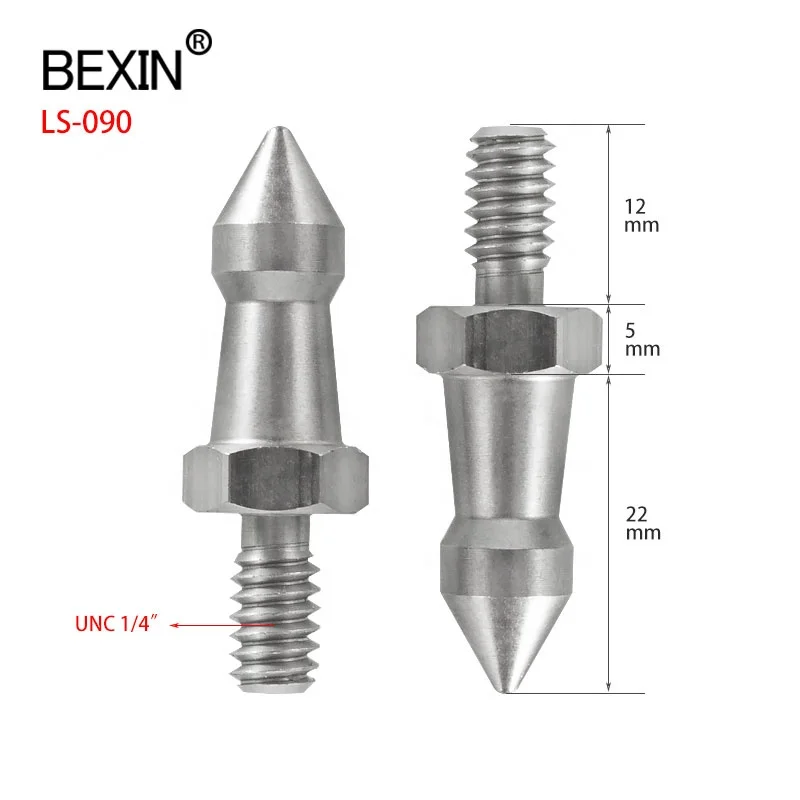 

BEXIN Professional photography Stainless Steel UNC1/4" Thread Support Camera Tripod Spike Monopod Feet Spikes