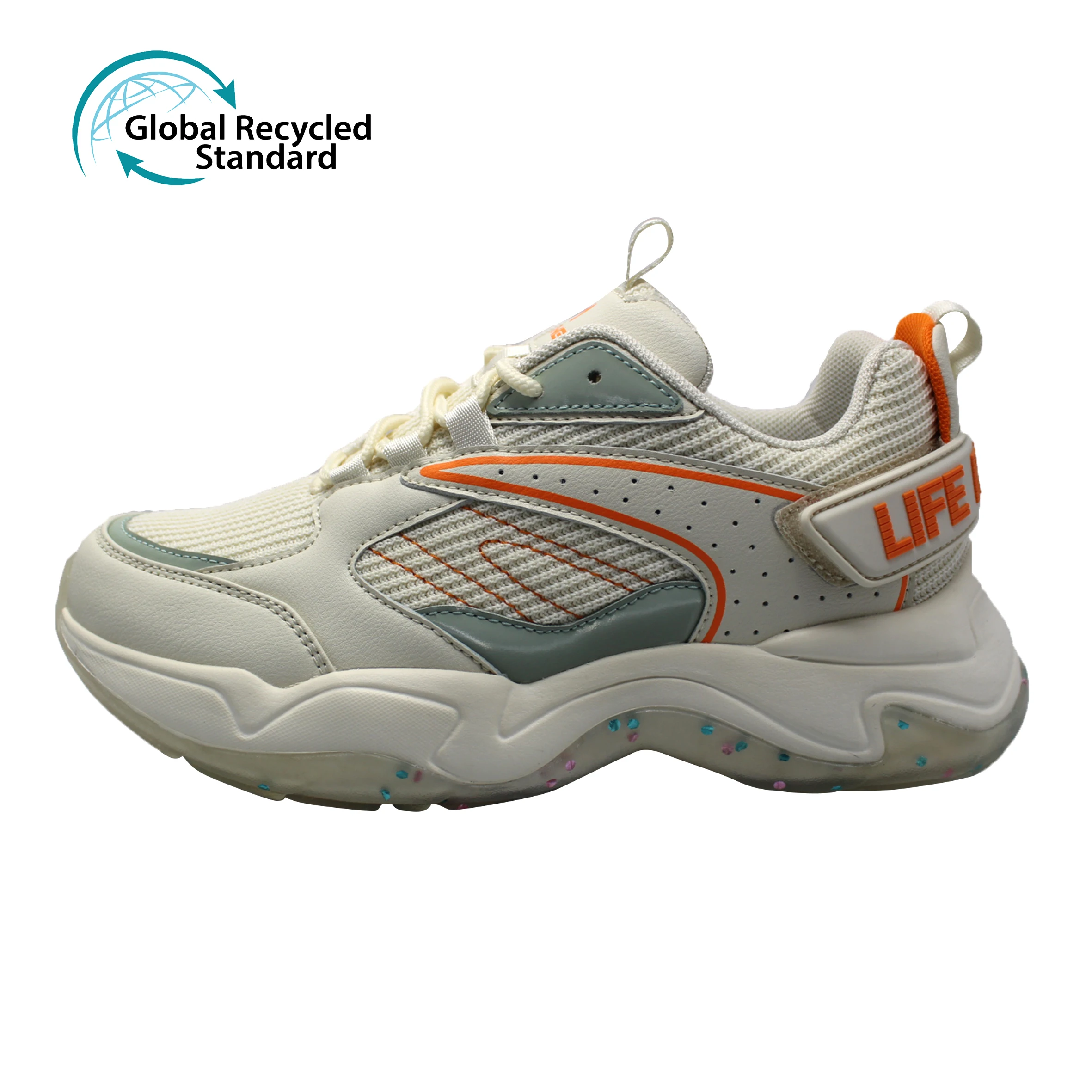 

chunky shoes transparent Colorful Composite sole women walking shoes sneakers