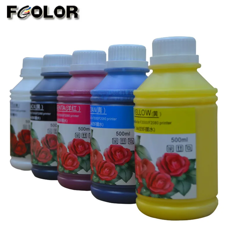 High Quality Fcolor Screen Printing Inks Textile Uv Ink For Silicone