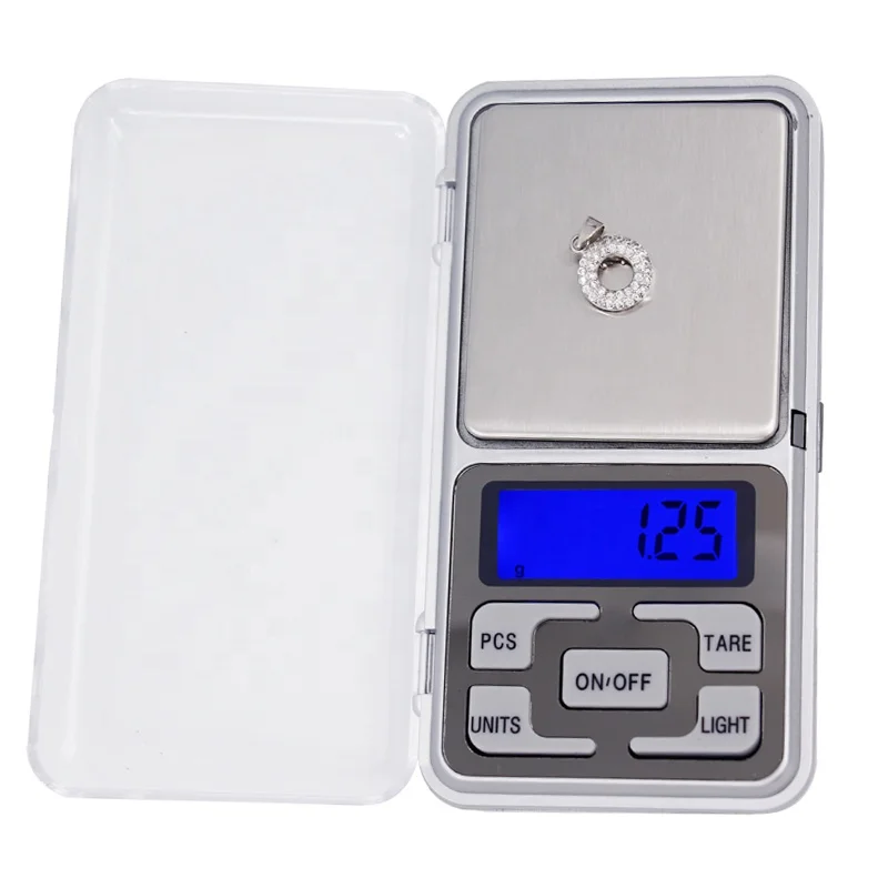 

Hot Selling Mini Stainless steel 500g 0.01g LCD Digital Scale Electronic Jewelry Diamonds Weighing scale with back-lit